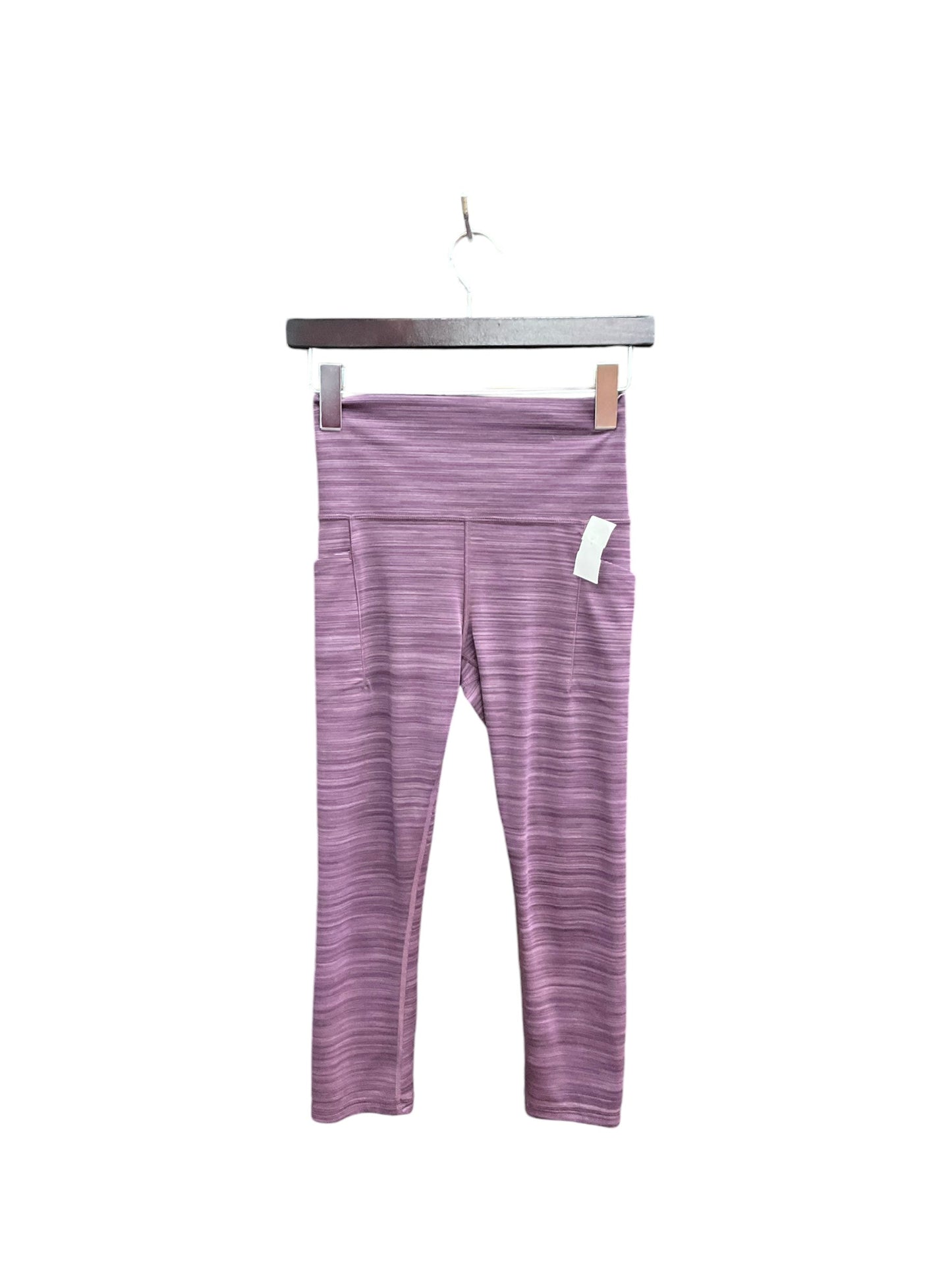 Athletic Leggings Capris By Athleta In Purple, Size: Xs