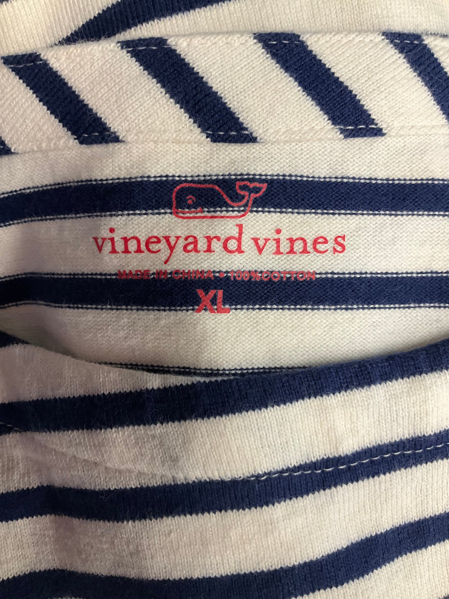 Top Long Sleeve By Vineyard Vines  Size: Xl