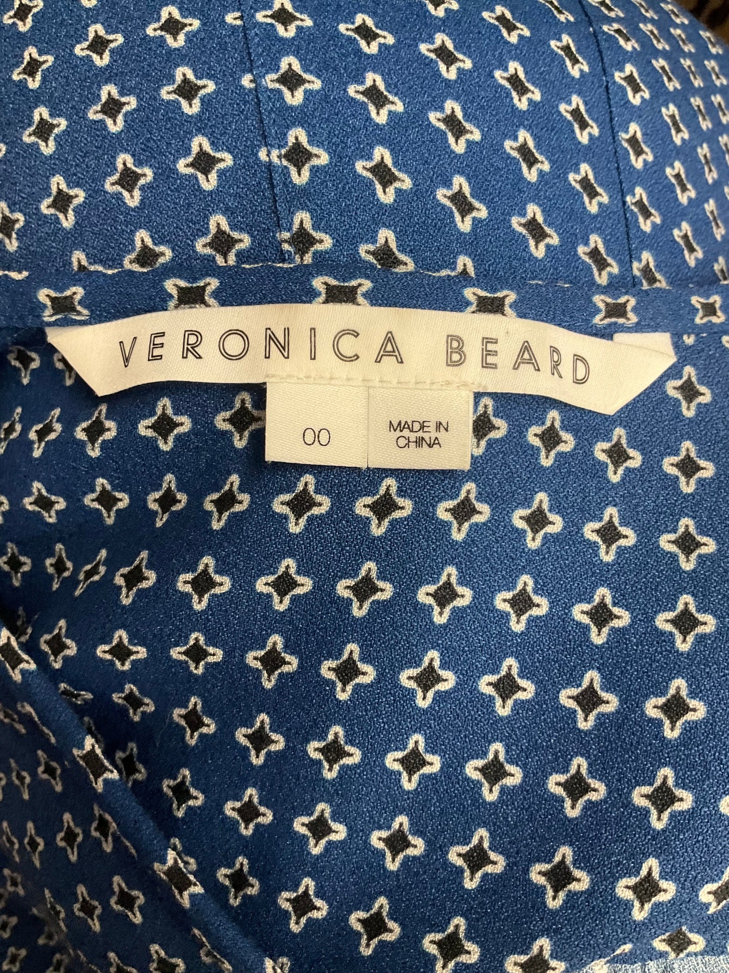 Blue Dress Designer Veronica Beard, Size Xs