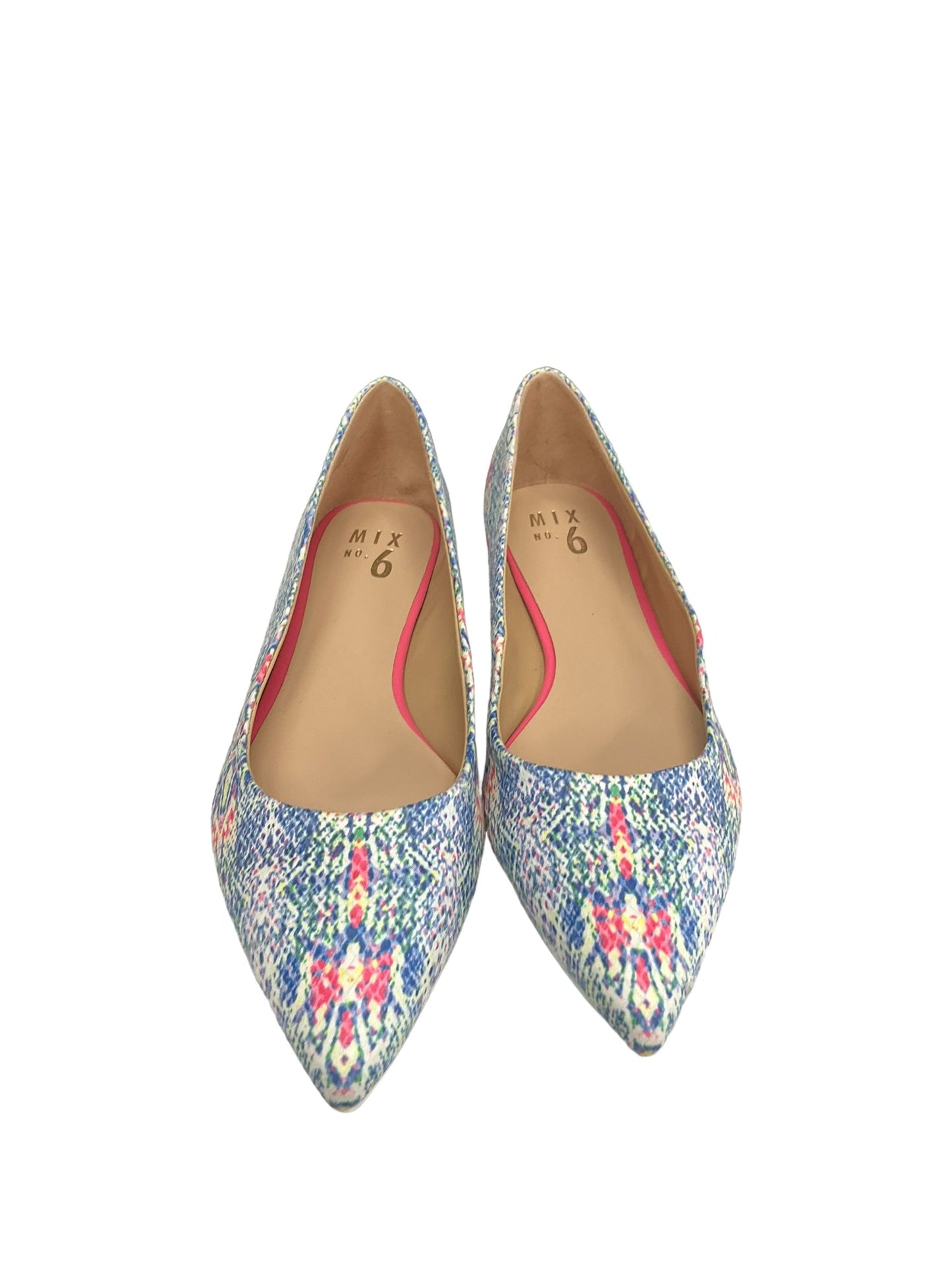 Multi-colored Shoes Flats Mix No 6, Size 8.5