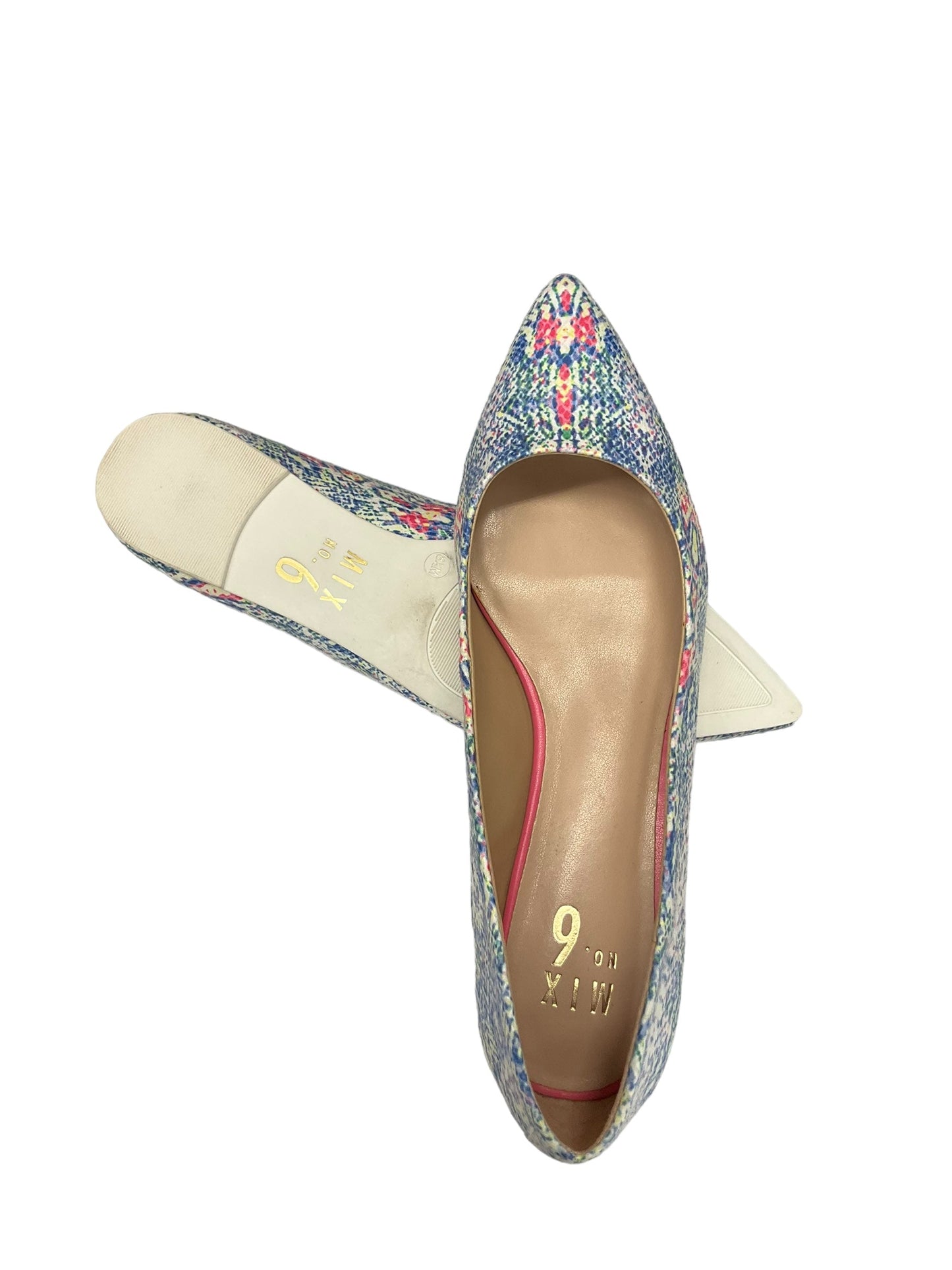 Multi-colored Shoes Flats Mix No 6, Size 8.5