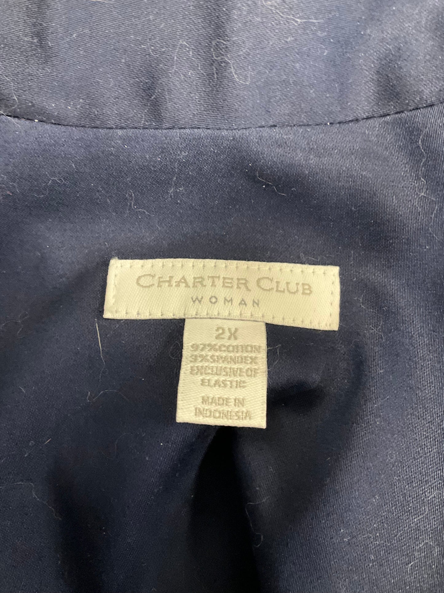 Navy Jacket Other Charter Club, Size 2x