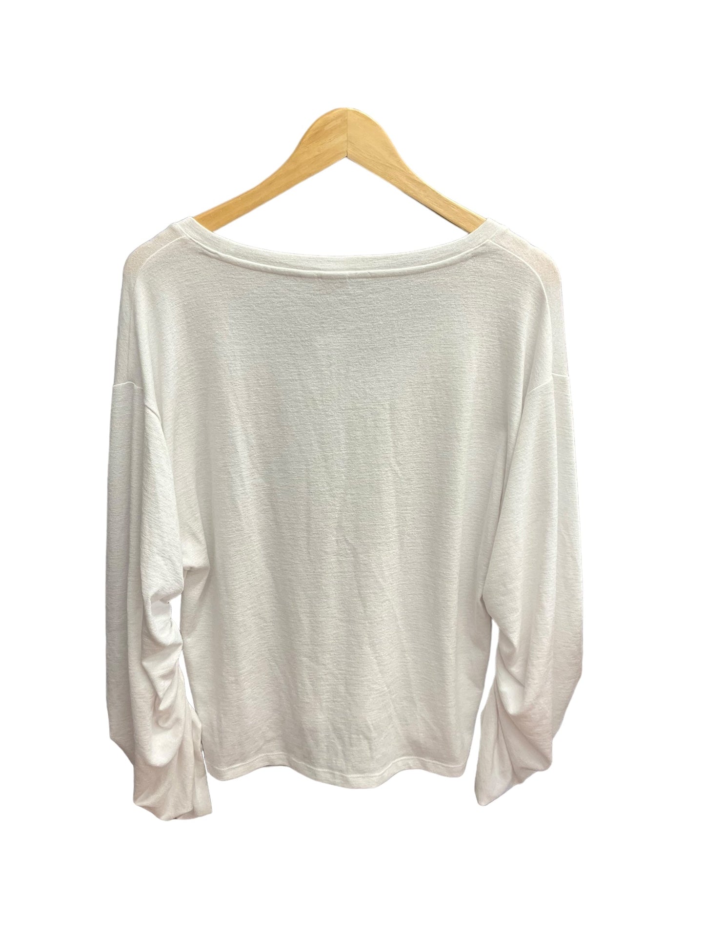 White Top Long Sleeve Gap, Size M