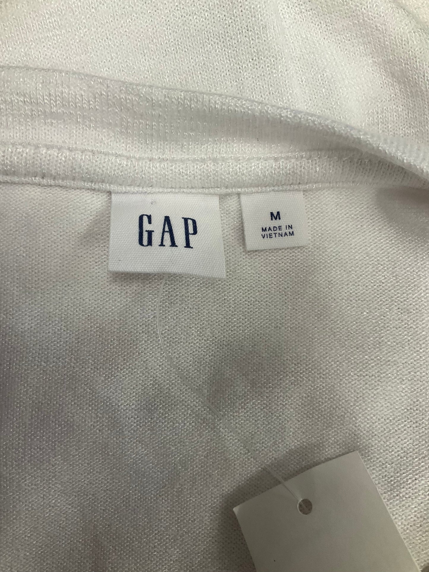 White Top Long Sleeve Gap, Size M