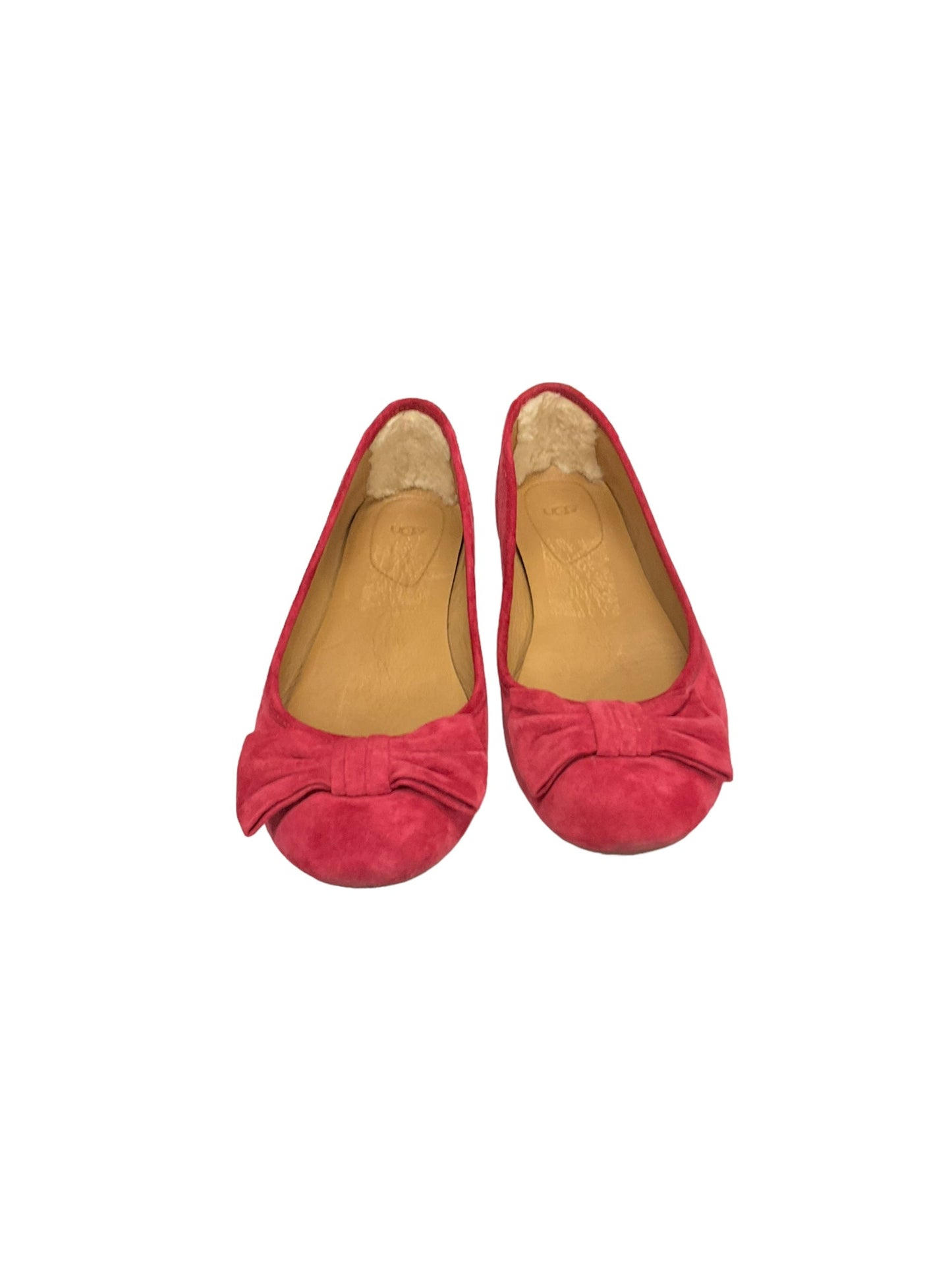 Red Shoes Flats Ugg, Size 8.5