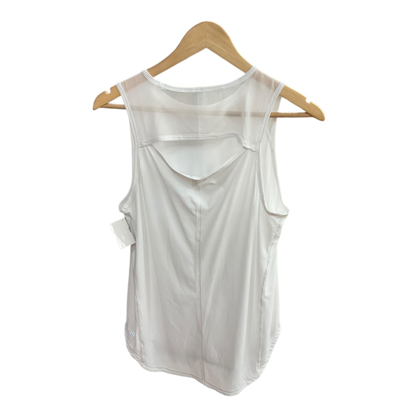 Athletic Tank Top By Lululemon In White, Size: L