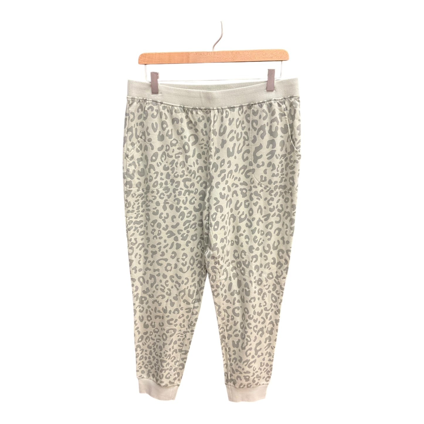 Lounge Set Pants By Denim And Company In Animal Print, Size: M