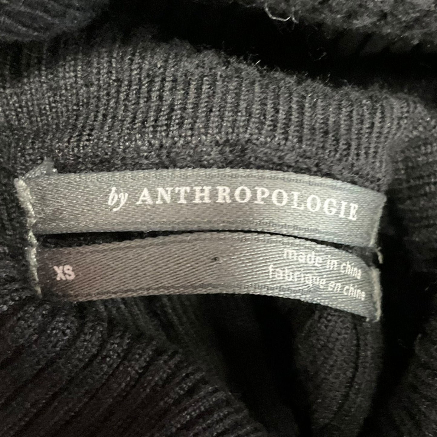 Sweater By Anthropologie In Black, Size: Xs