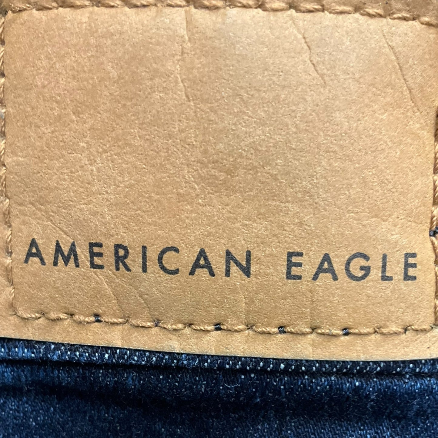 Jeans Skinny By American Eagle In Blue Denim, Size: 18