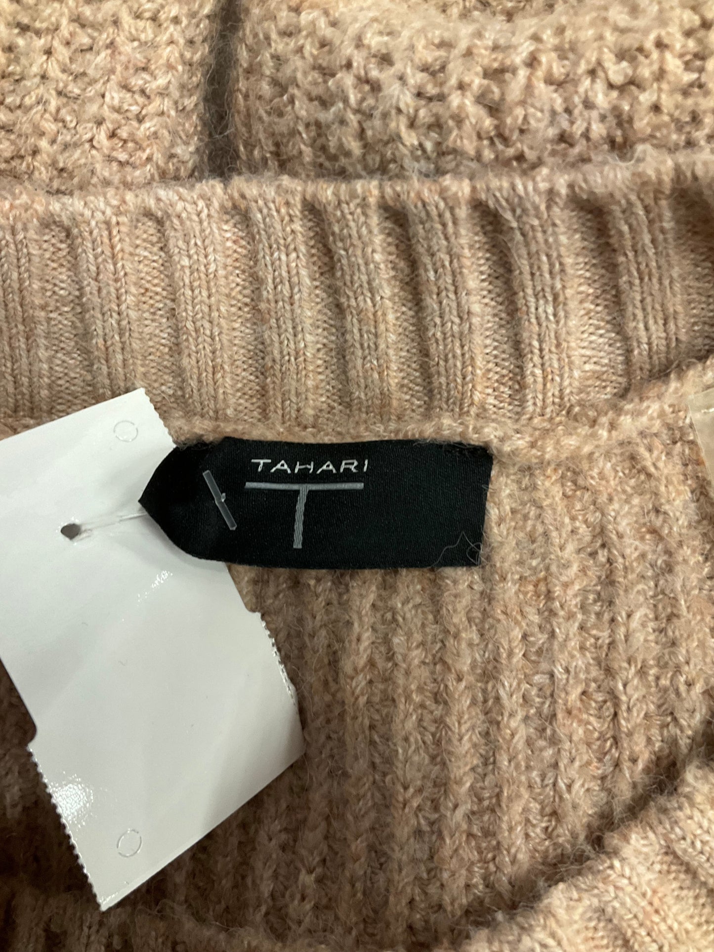 Sweater By T Tahari In Beige, Size: L