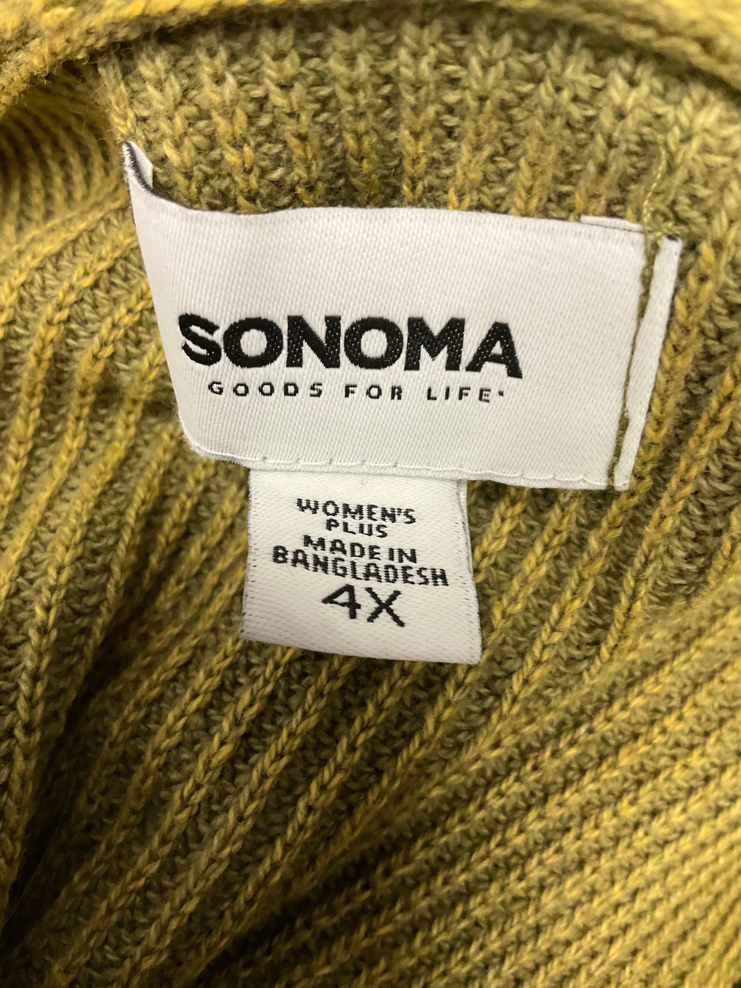 Green Sweater Sonoma, Size 4x