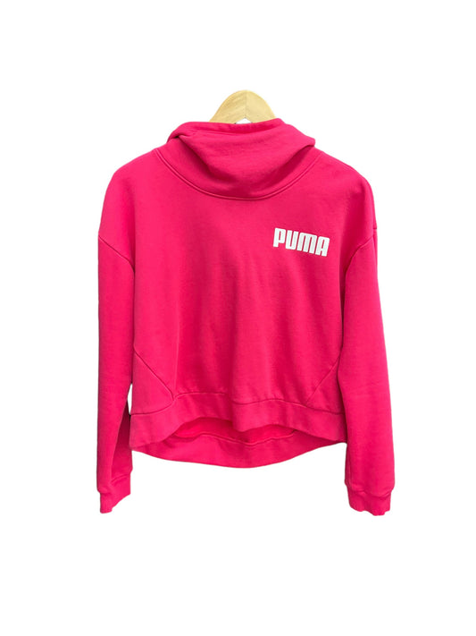 Pink Athletic Sweatshirt Hoodie Puma, Size S