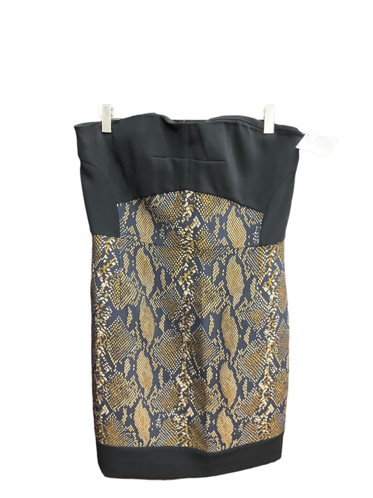Snakeskin Print Dress Party Short Diane Von Furstenberg, Size Xl