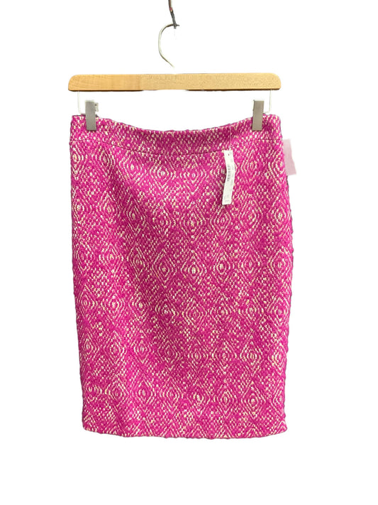 Pink Skirt Midi J. Crew, Size 0