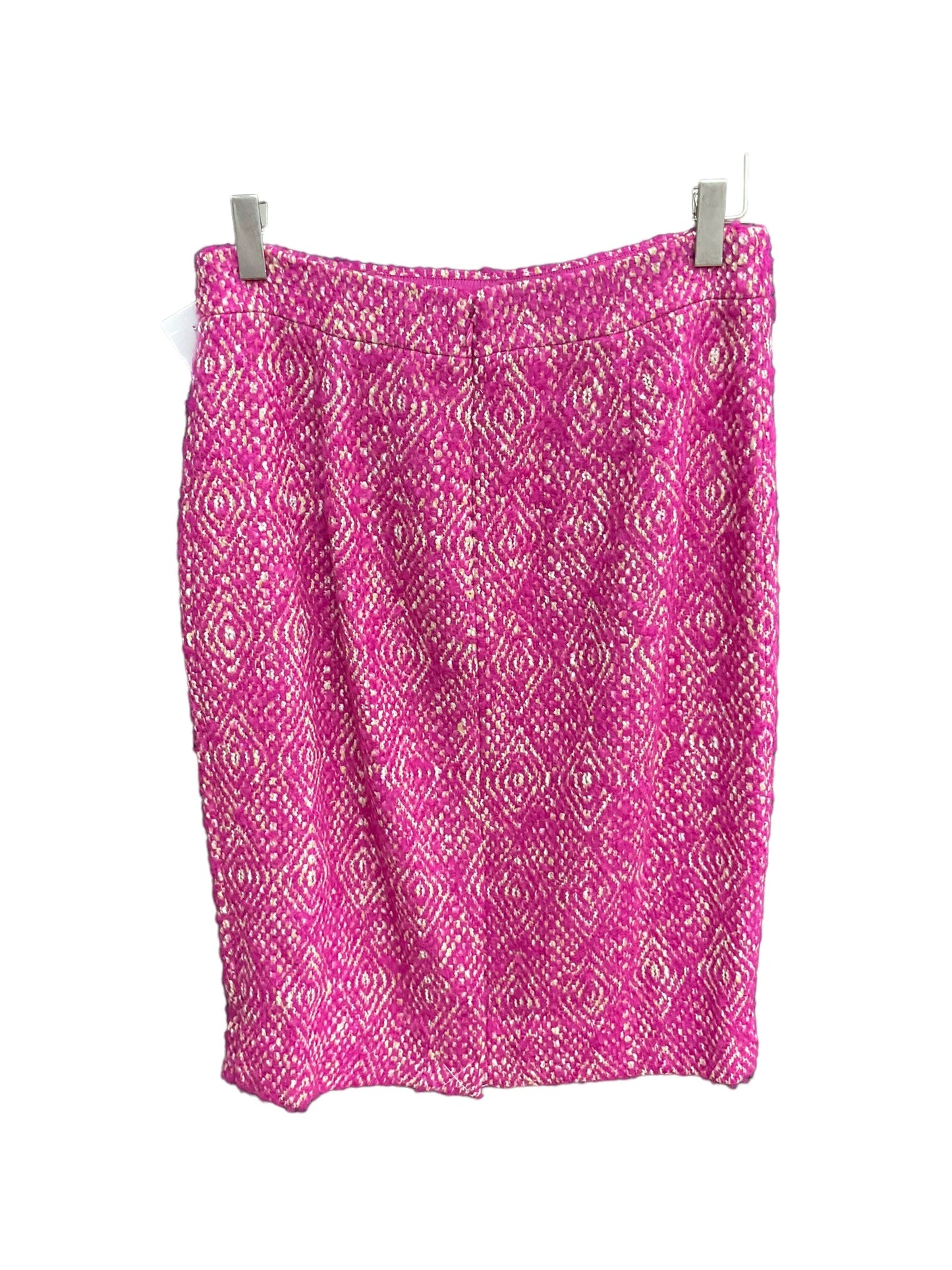 Pink Skirt Midi J. Crew, Size 0