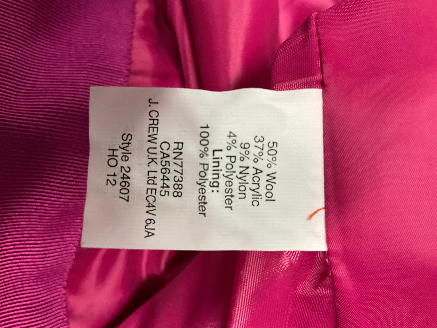 Pink Skirt Midi J. Crew, Size 0