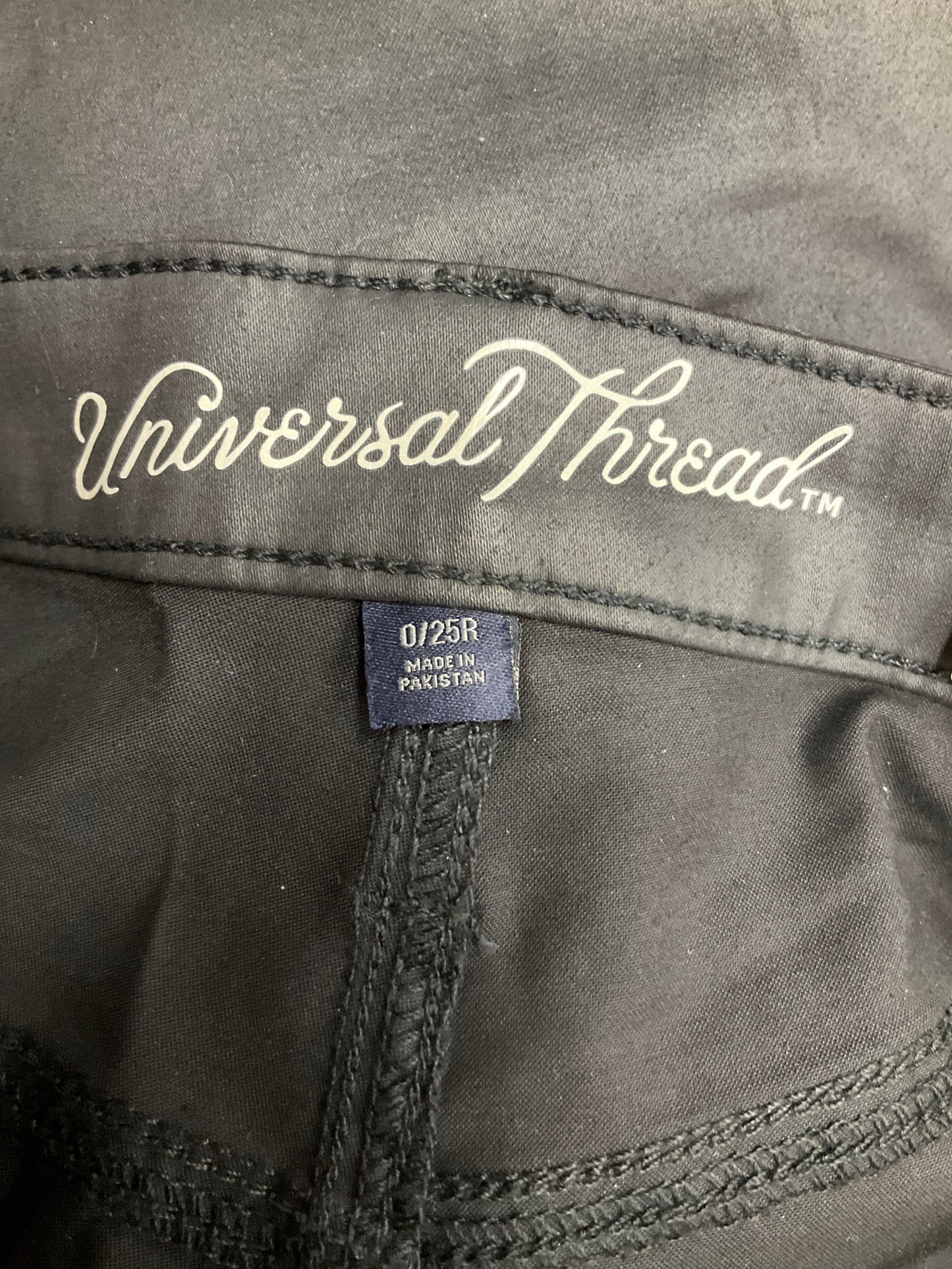 Black Pants Chinos & Khakis Universal Thread, Size 0