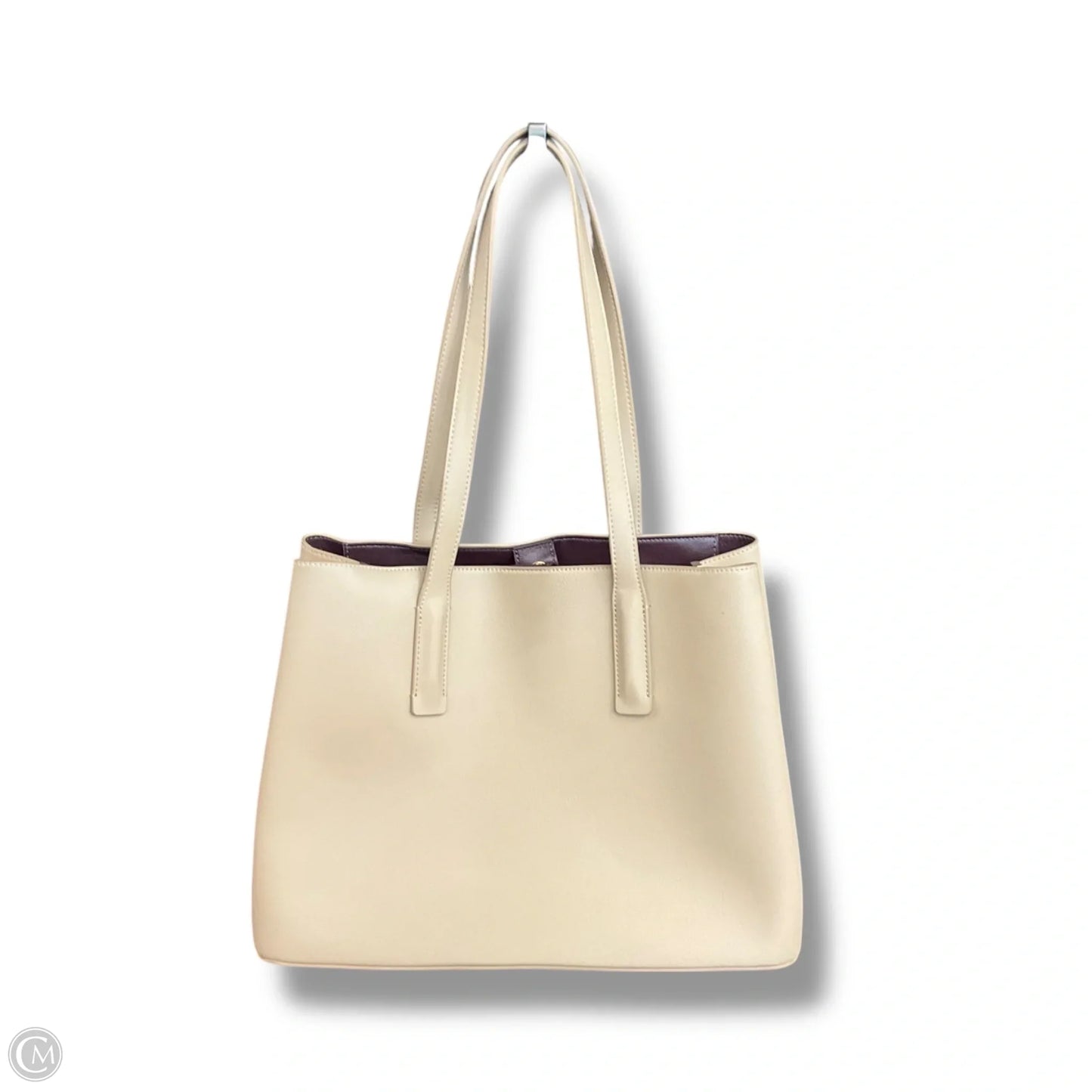 Tote Leather By Freja, Size: Medium