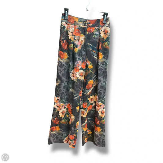 Pants Wide Leg By Eva Franco In Floral Print, Size: 2