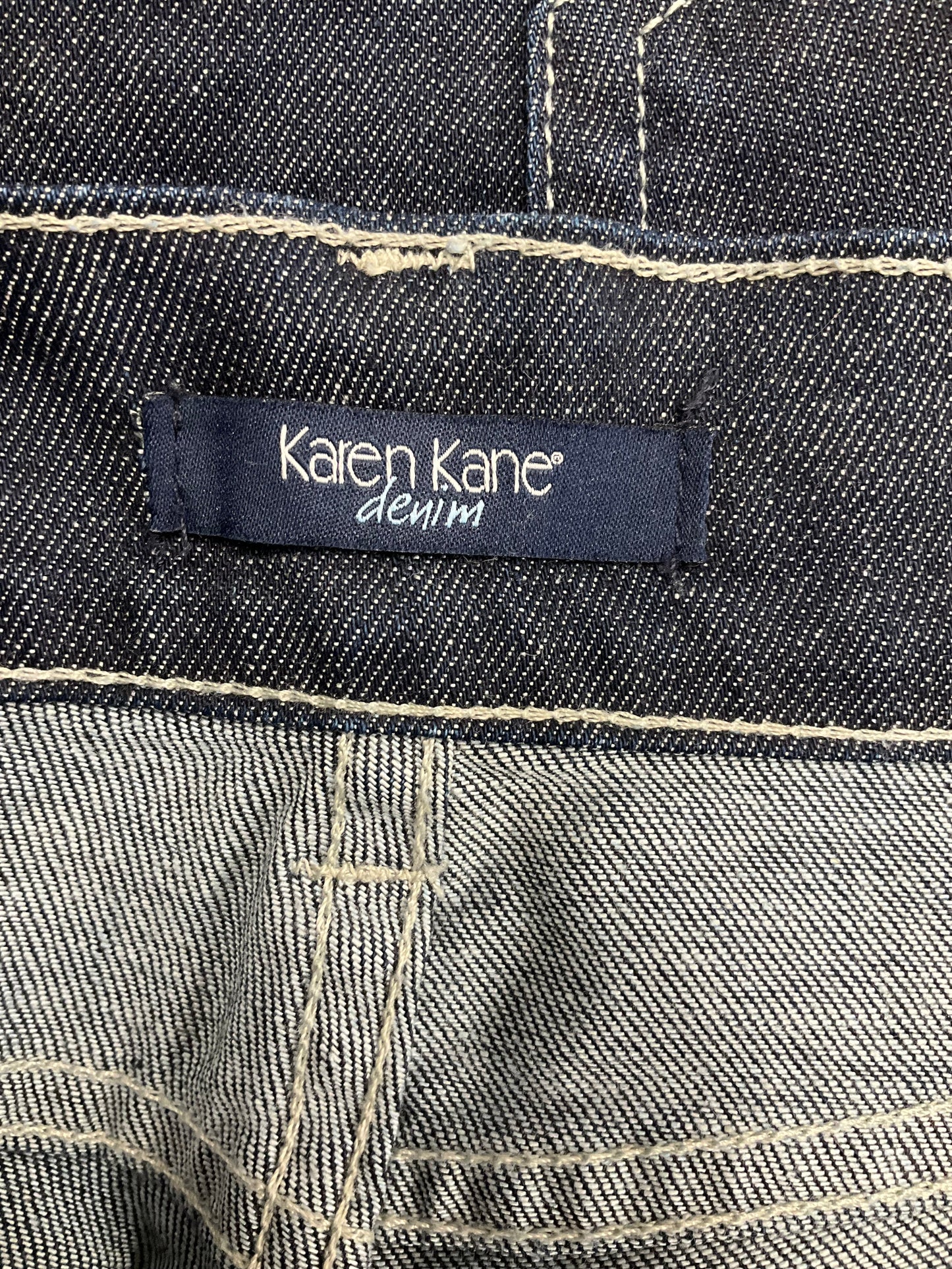 Jeans Wide Leg By Karen Kane In Blue Denim, Size: 10