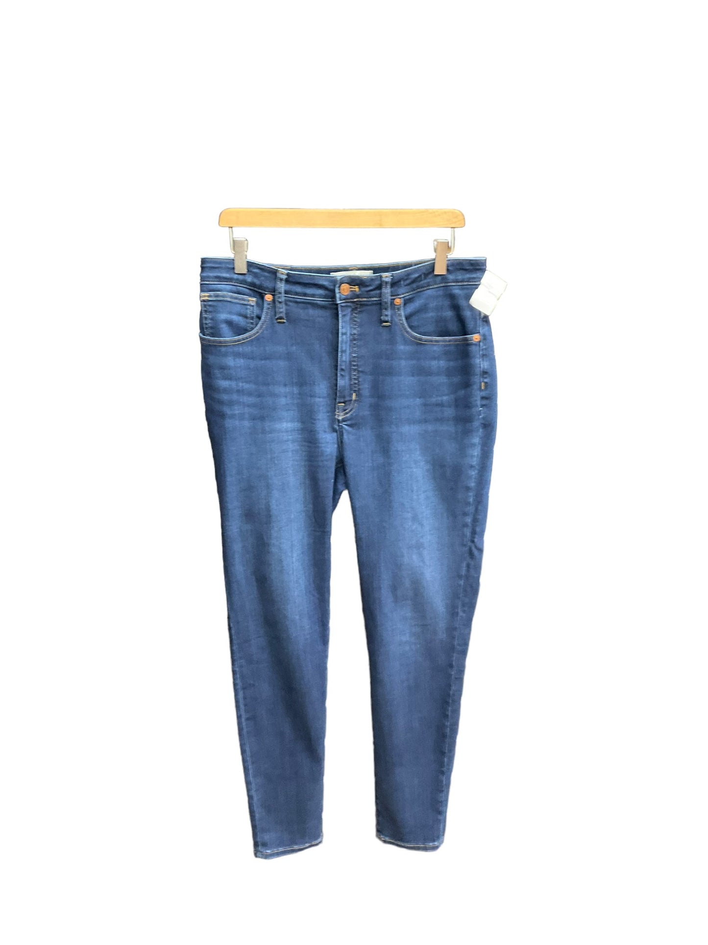 Blue Denim Jeans Cropped J Brand, Size 14