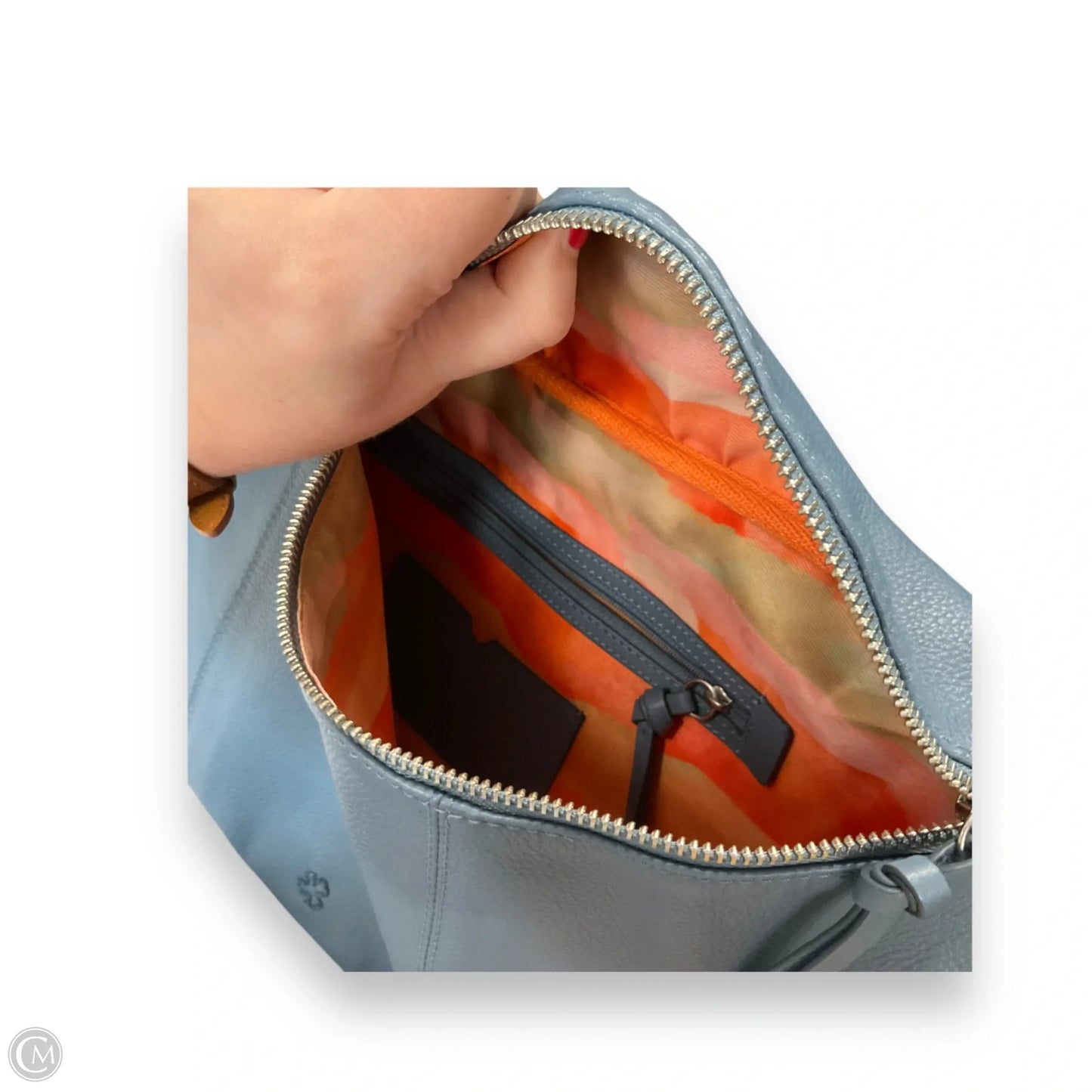 Crossbody Leather By Lucky Brand, Size: Large