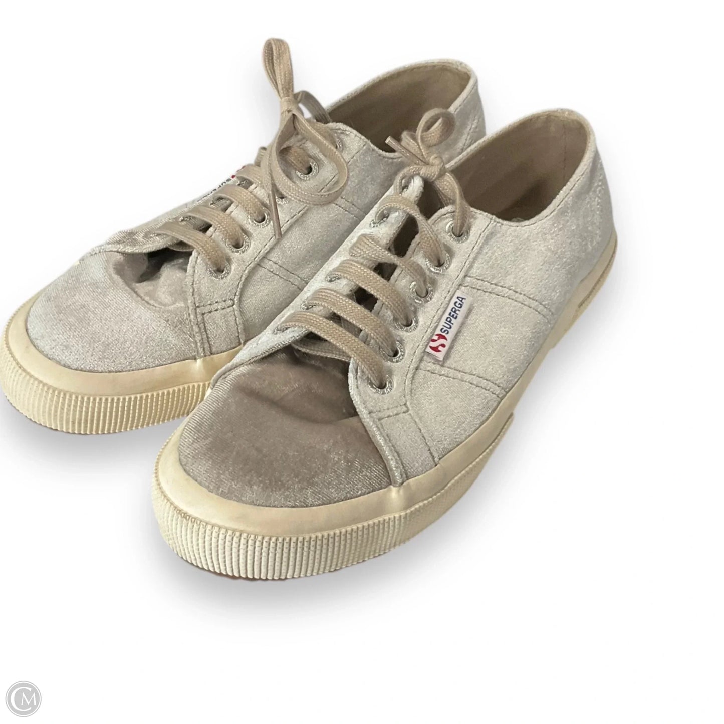 Shoes Sneakers By Superga In Grey, Size: 8.5