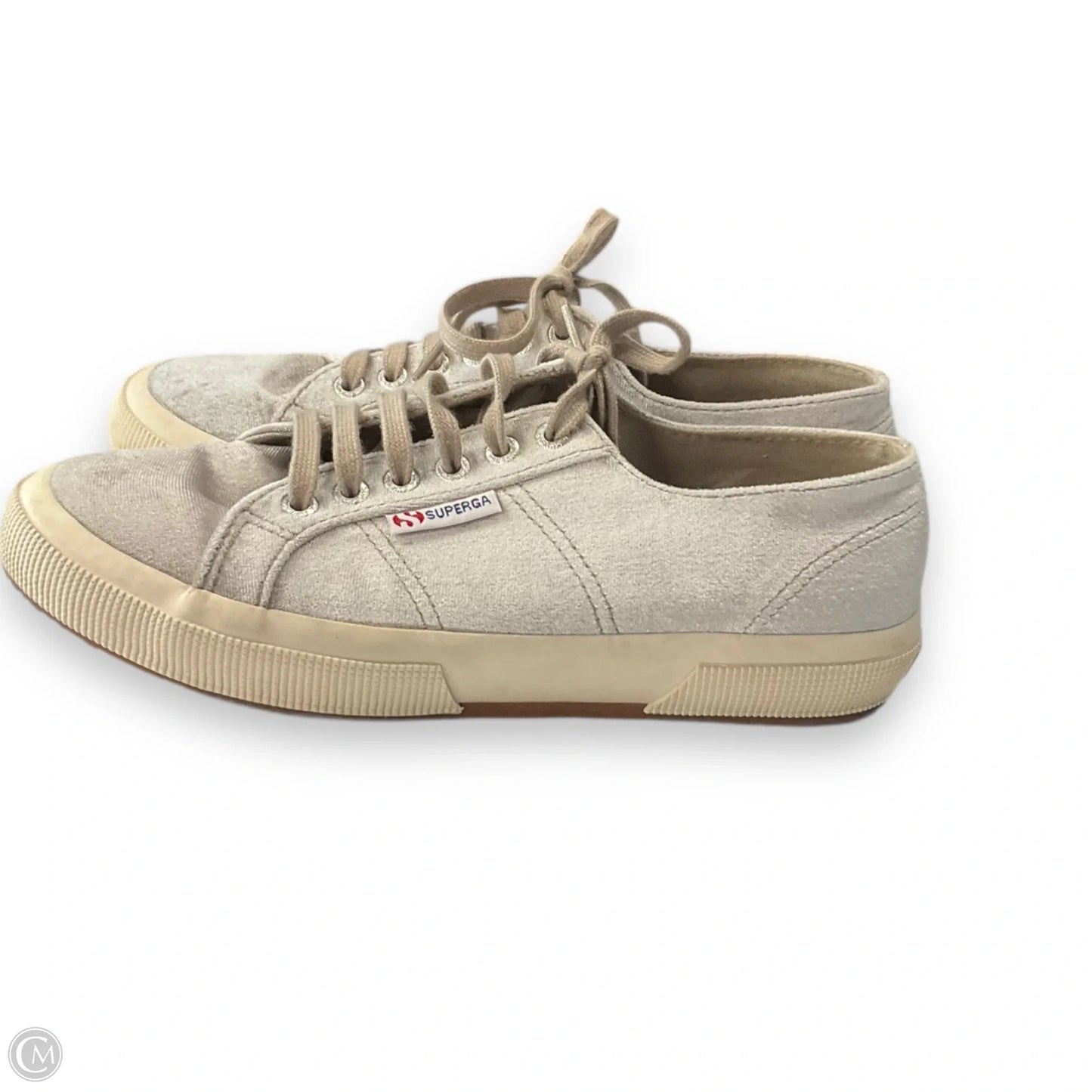 Shoes Sneakers By Superga In Grey, Size: 8.5