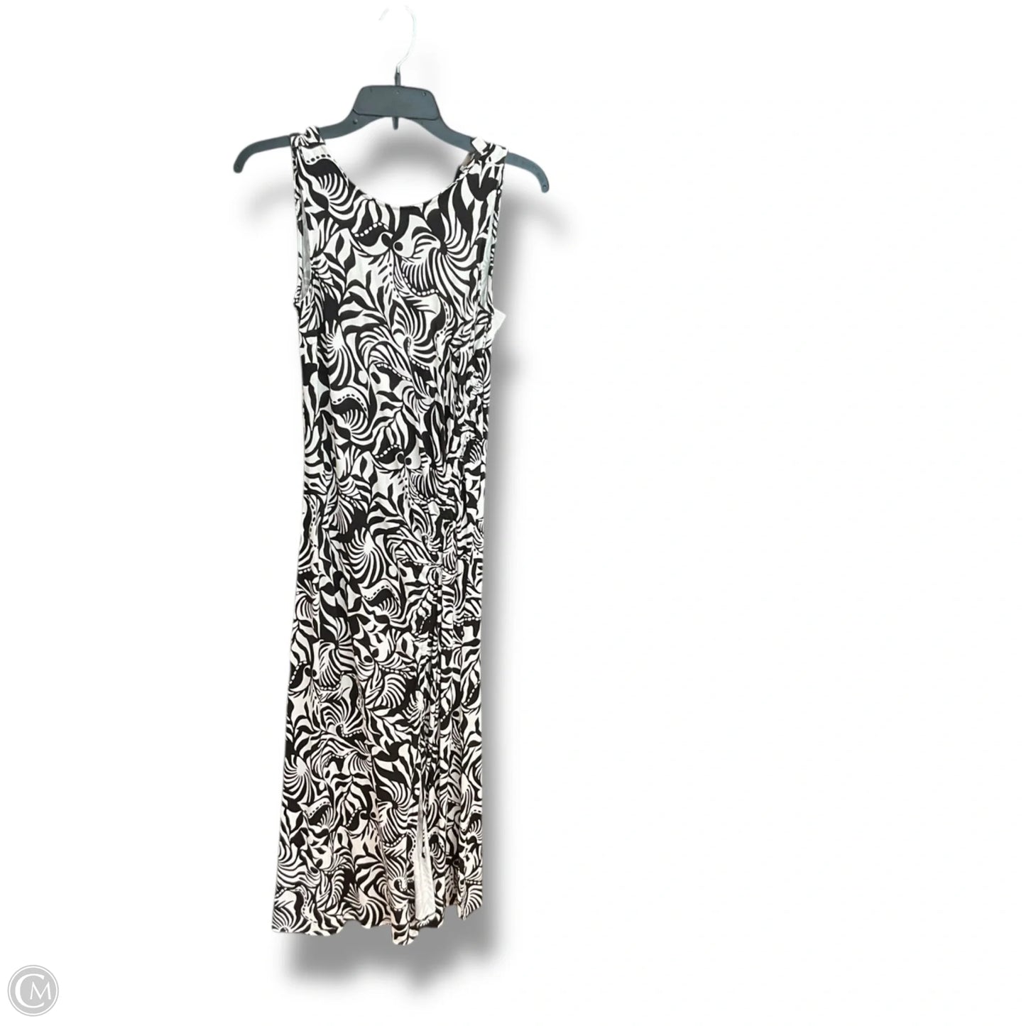 Dress Casual Maxi By Loft In Black & White, Size: S