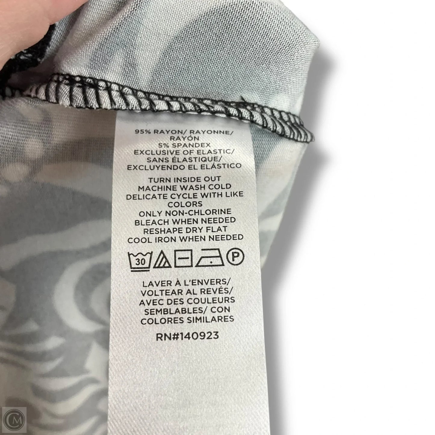 Dress Casual Maxi By Loft In Black & White, Size: S