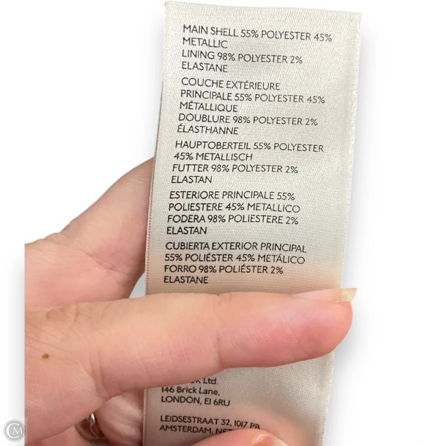 Top Short Sleeve By Anthropologie In Grey, Size: S