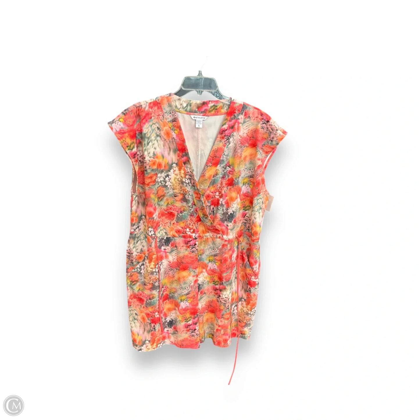 Romper By Athleta In Floral Print, Size: Xl