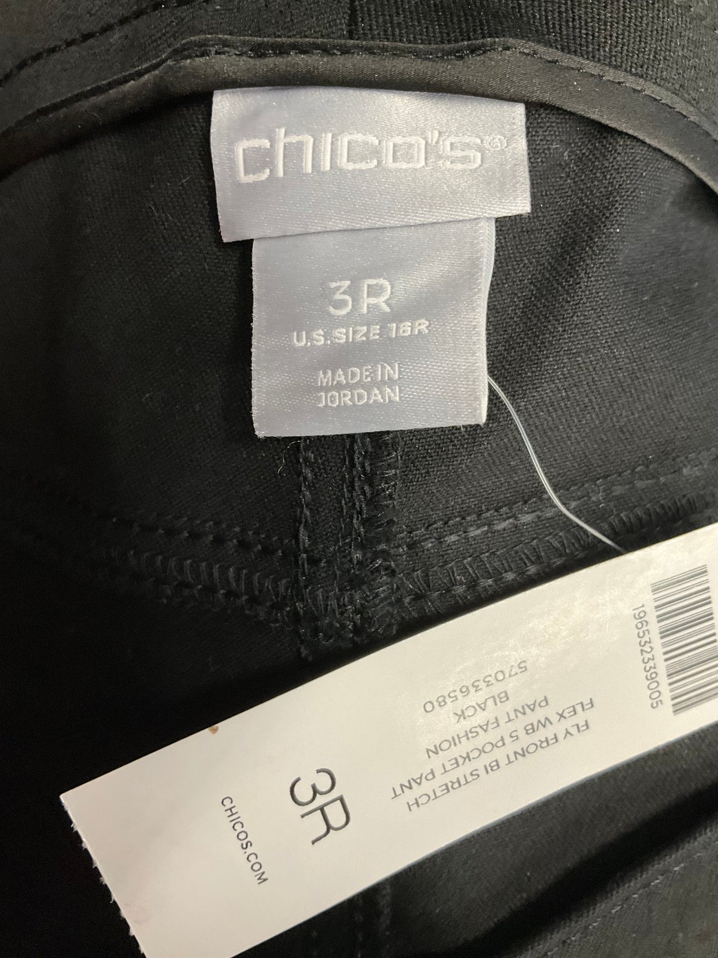 Black Pants Chinos & Khakis Chicos, Size 16