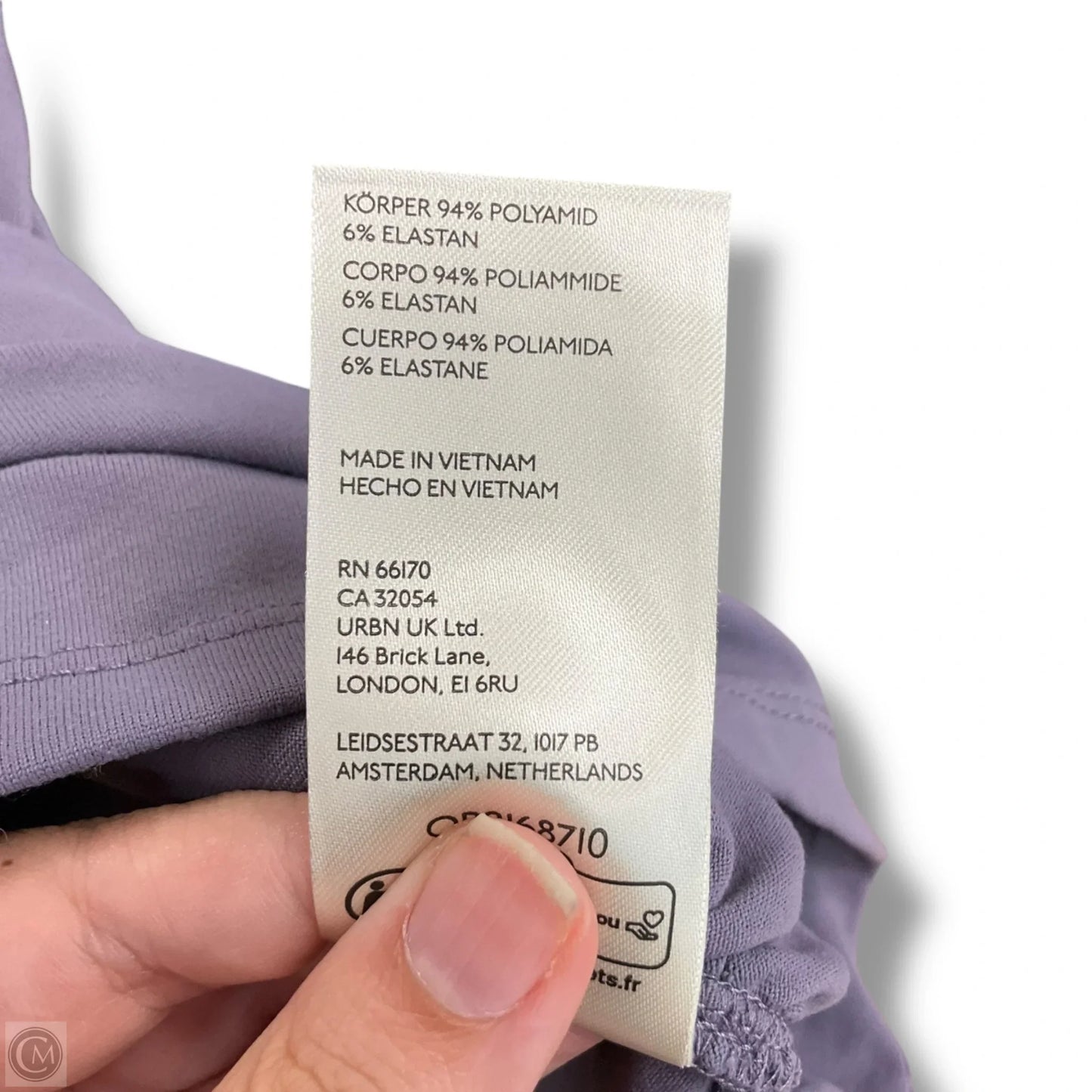 Top Short Sleeve By Anthropologie In Purple, Size: S