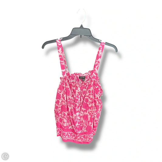Top Sleeveless By J. Crew In Pink, Size: M