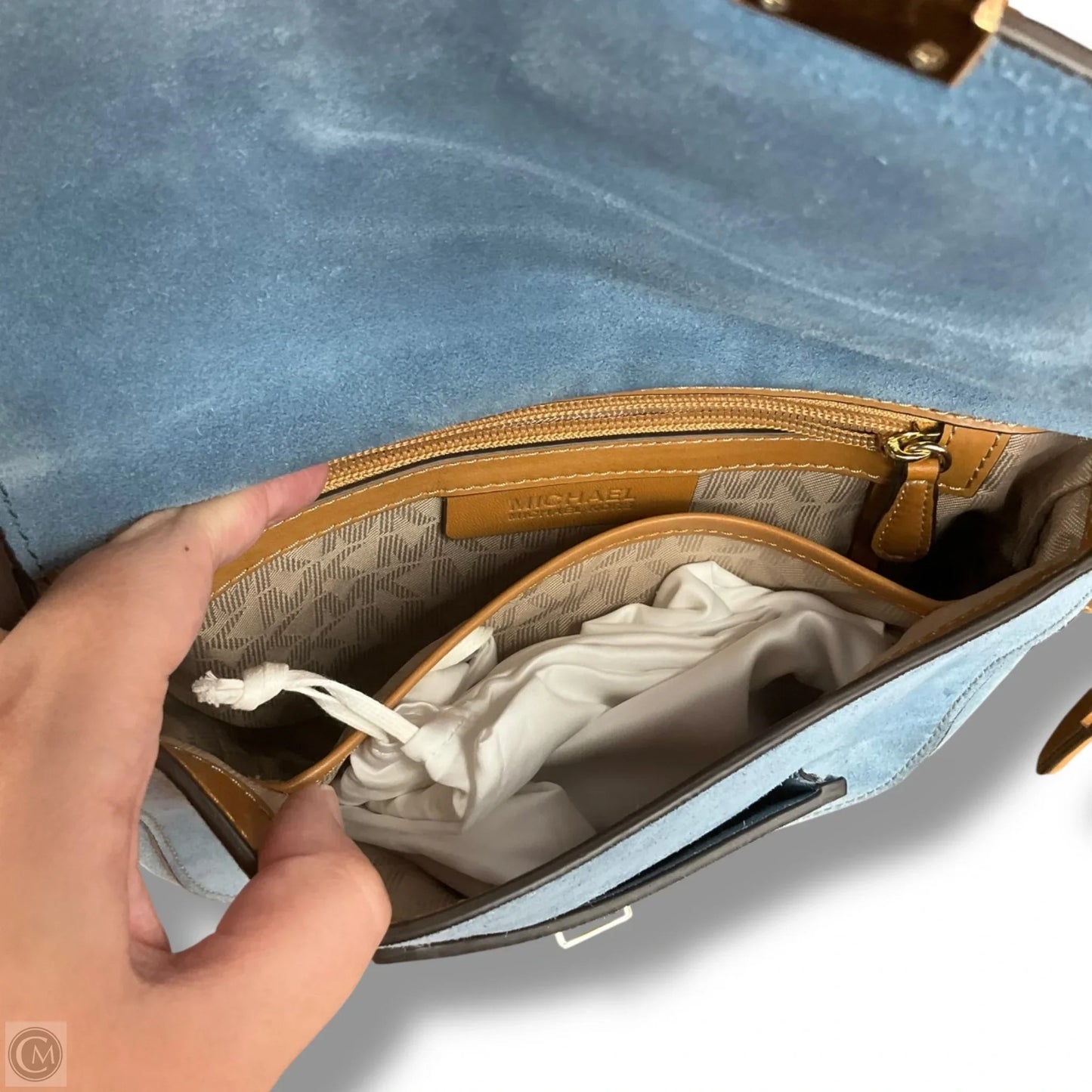 Crossbody Designer By Michael Kors, Size: Medium