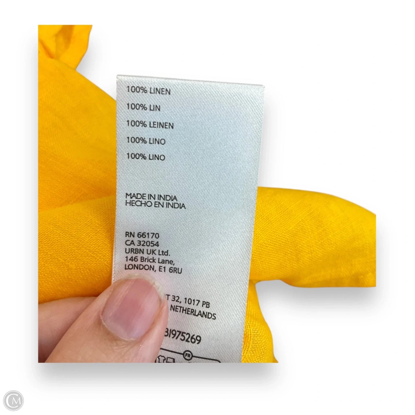 Top Short Sleeve By Pilcro In Yellow, Size: M