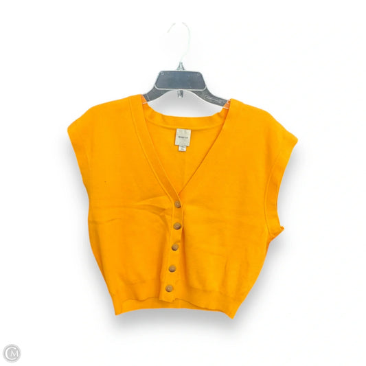 Cardigan By Maeve In Yellow, Size: Xs