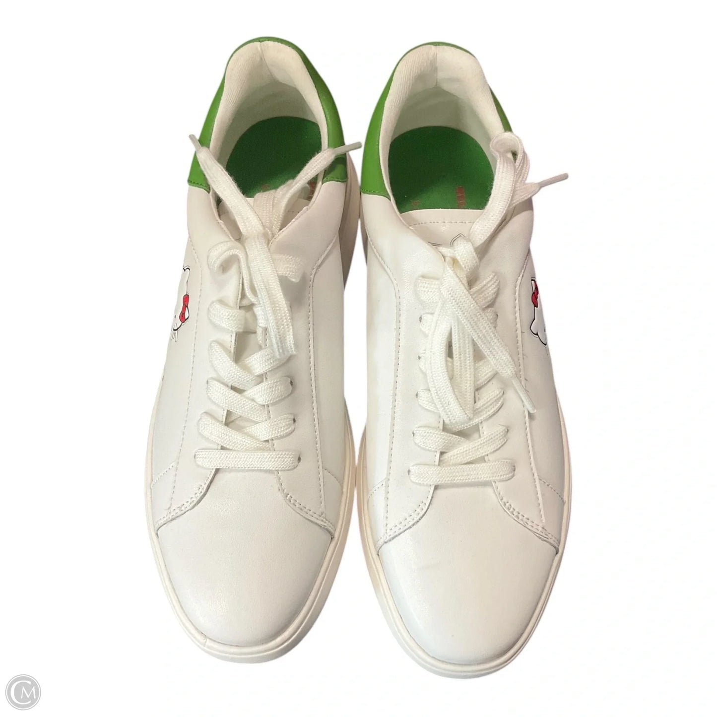 Shoes Designer By Kate Spade In Green & White, Size: 10