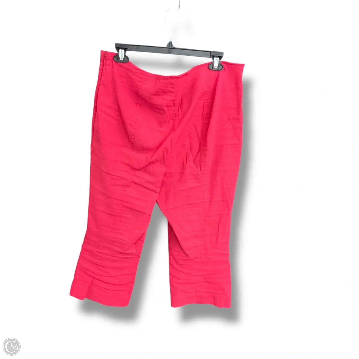Pants Cropped By Maeve In Pink, Size: 16