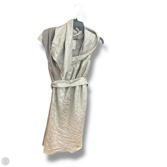 Dress Designer By Zac Posen In Silver, Size: S