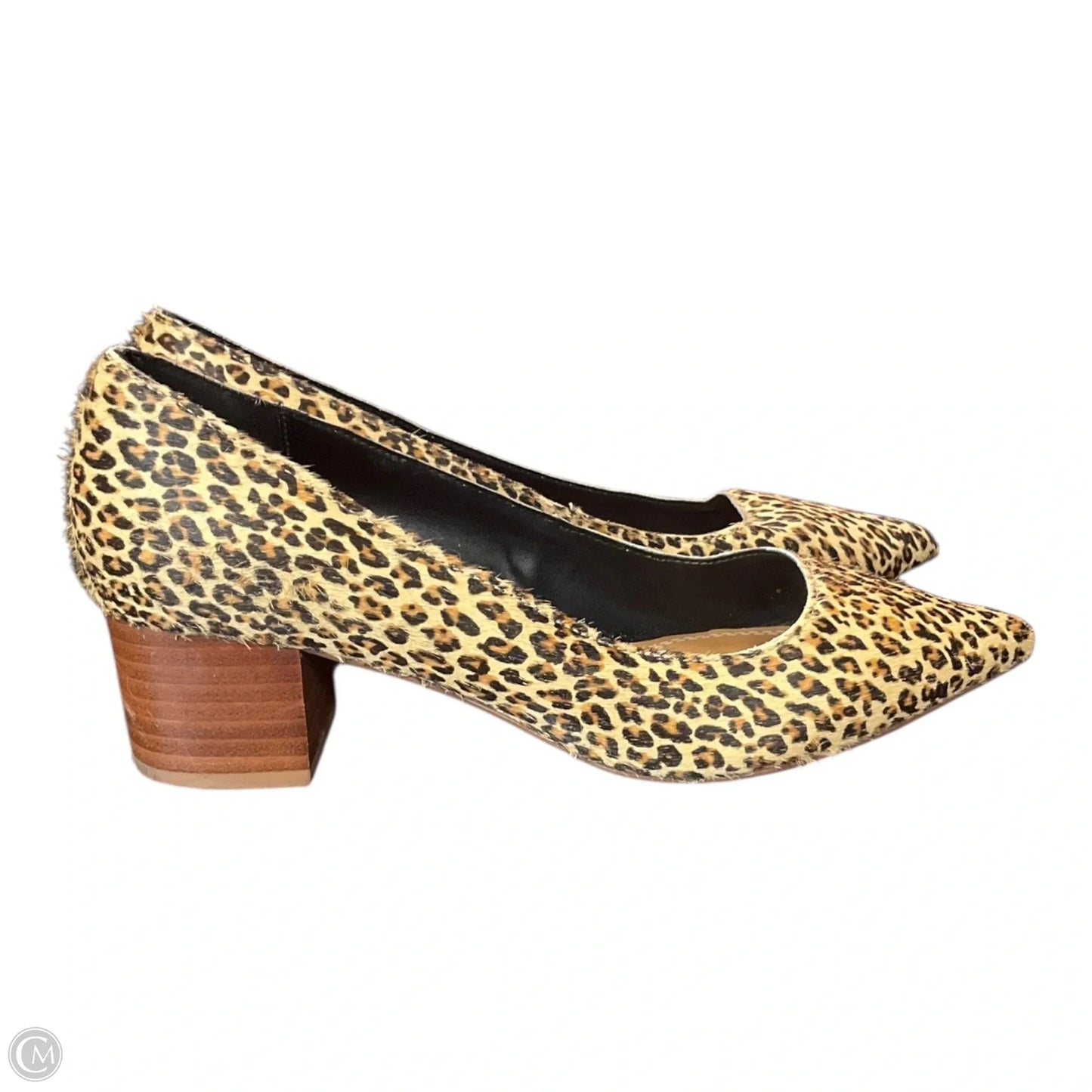 Shoes Heels Block By Crown Vintage In Animal Print, Size: 7.5