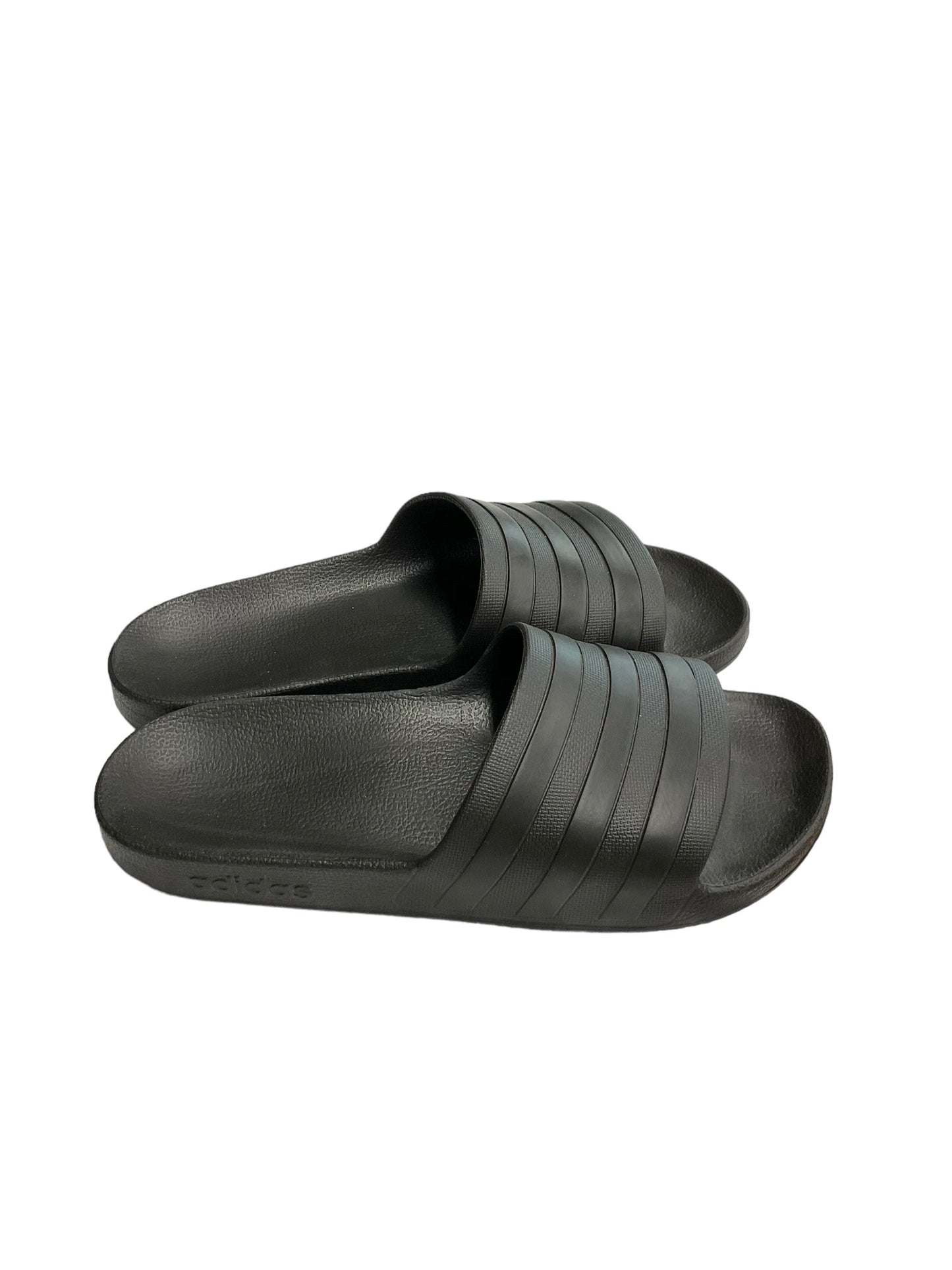Black Sandals Sport Adidas, Size 9