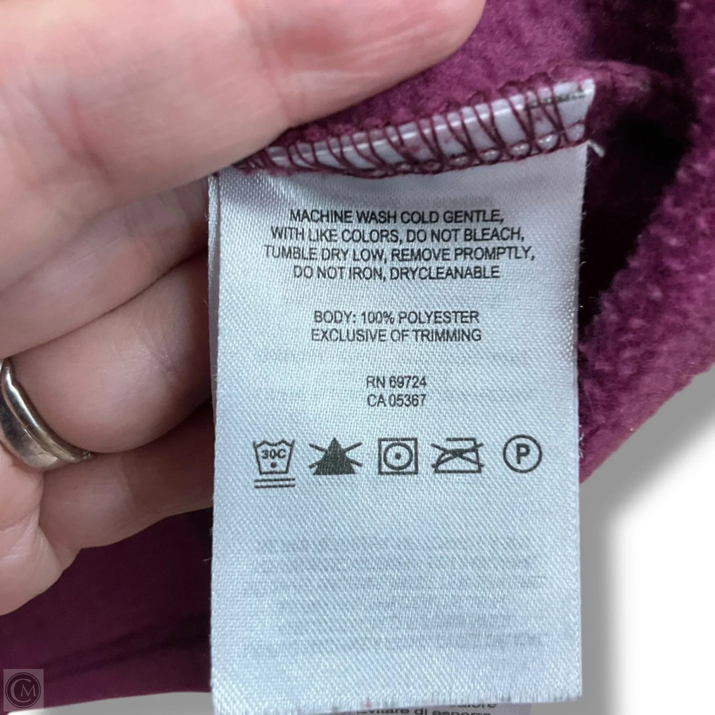 Vest Fleece By Columbia In Purple, Size: 3x