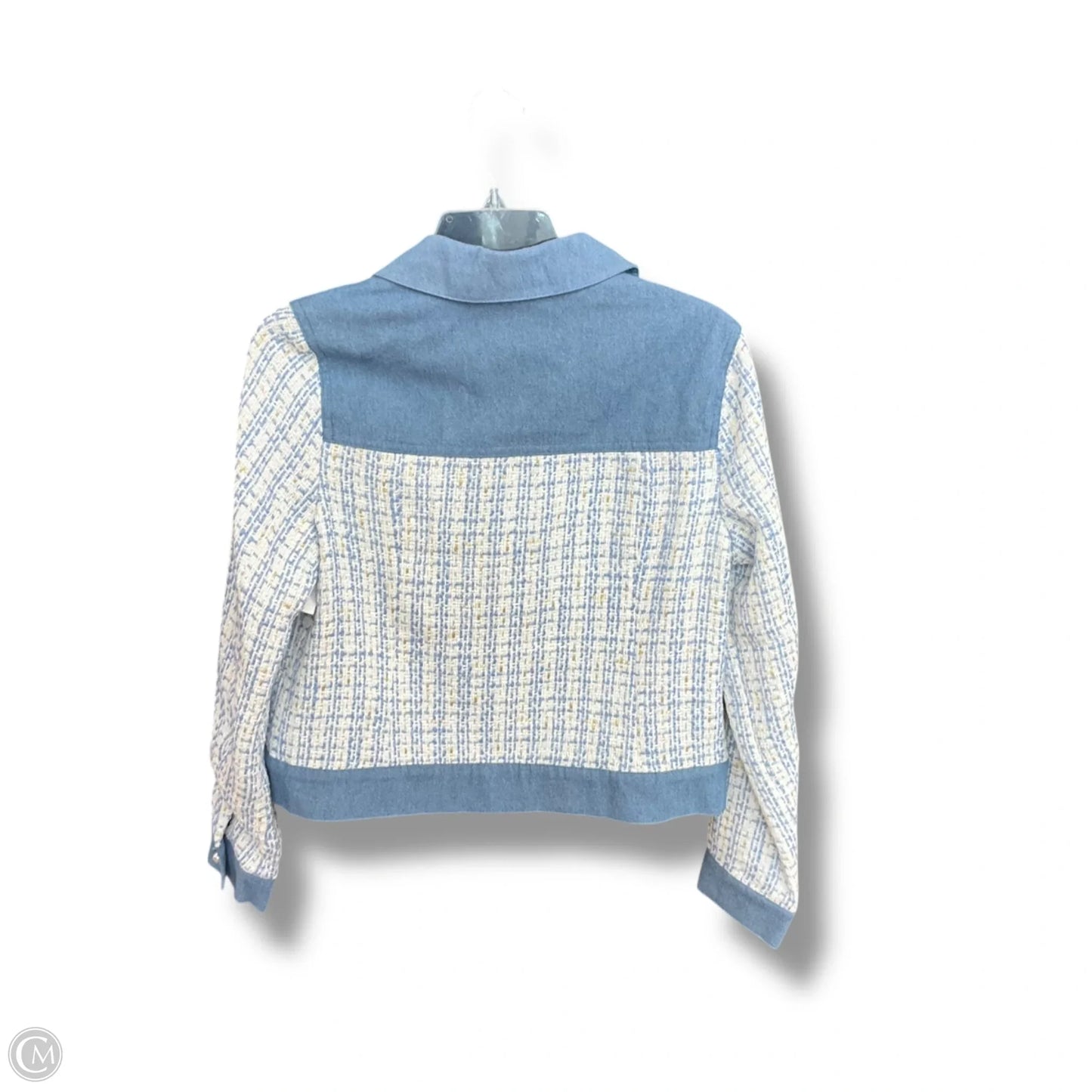 Blazer By Nanette Lepore In Blue & White, Size: S