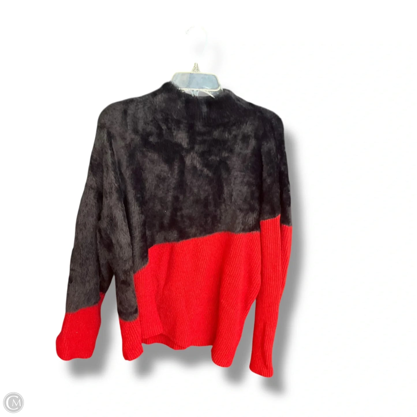 Sweater By Vince Camuto In Black & Red, Size: Xl