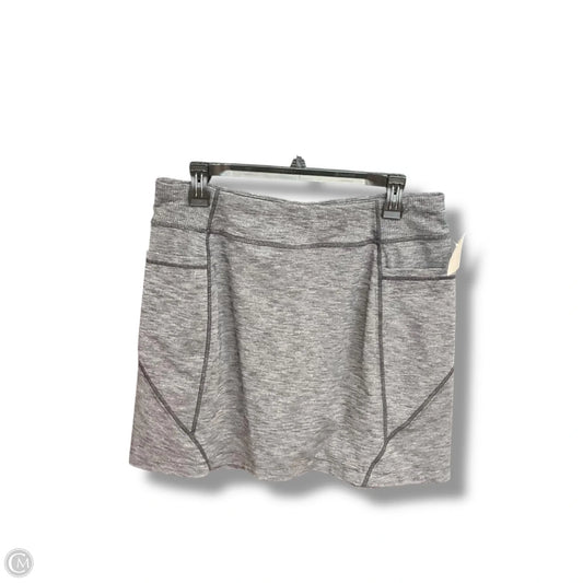 Athletic Skort By Athleta In Grey, Size: L