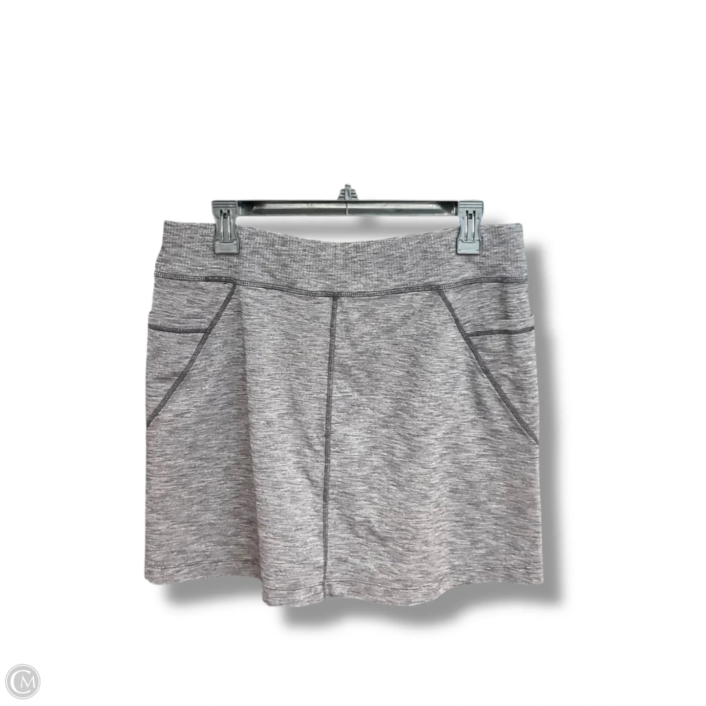 Athletic Skort By Athleta In Grey, Size: L