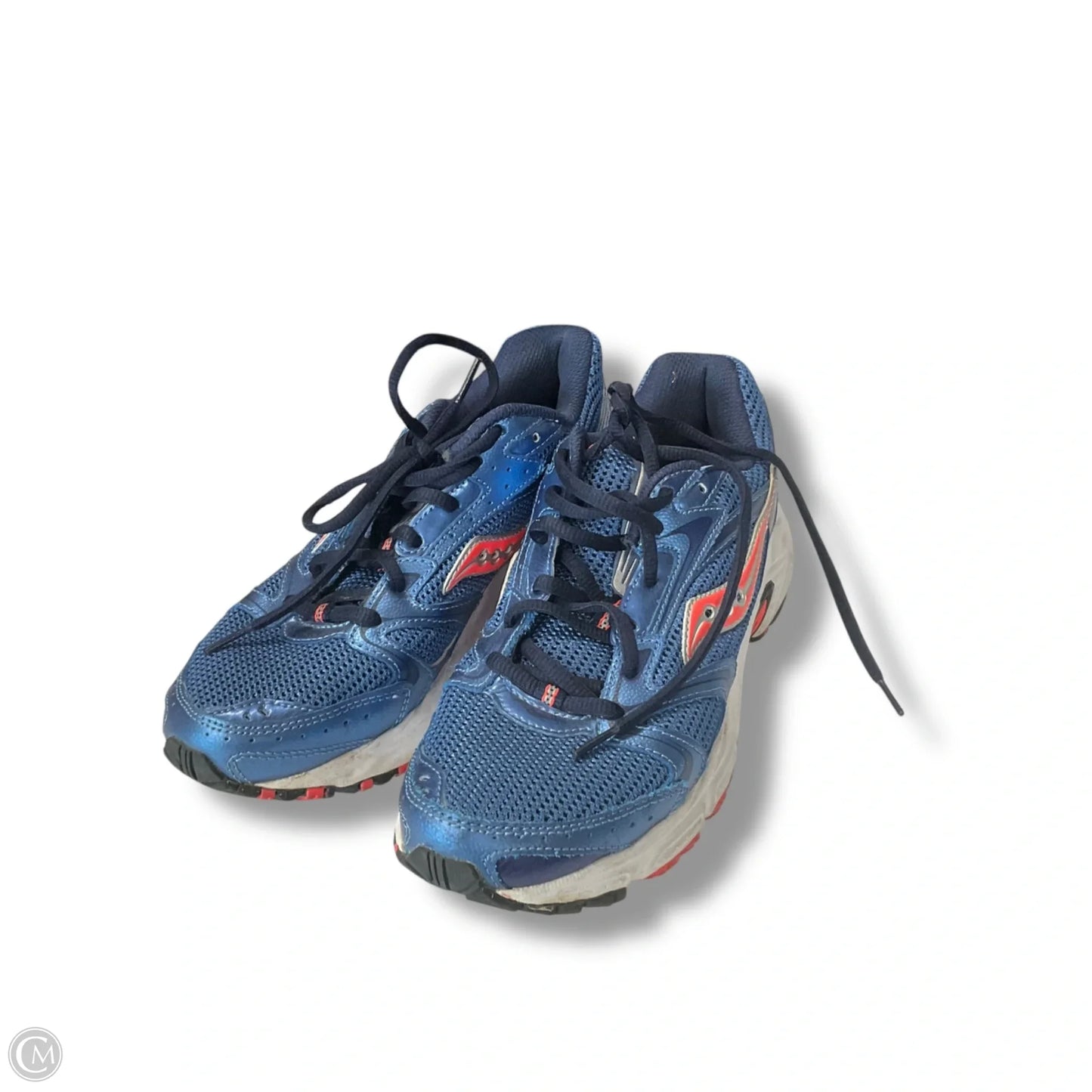Shoes Athletic By Saucony In Blue & Orange, Size: 8