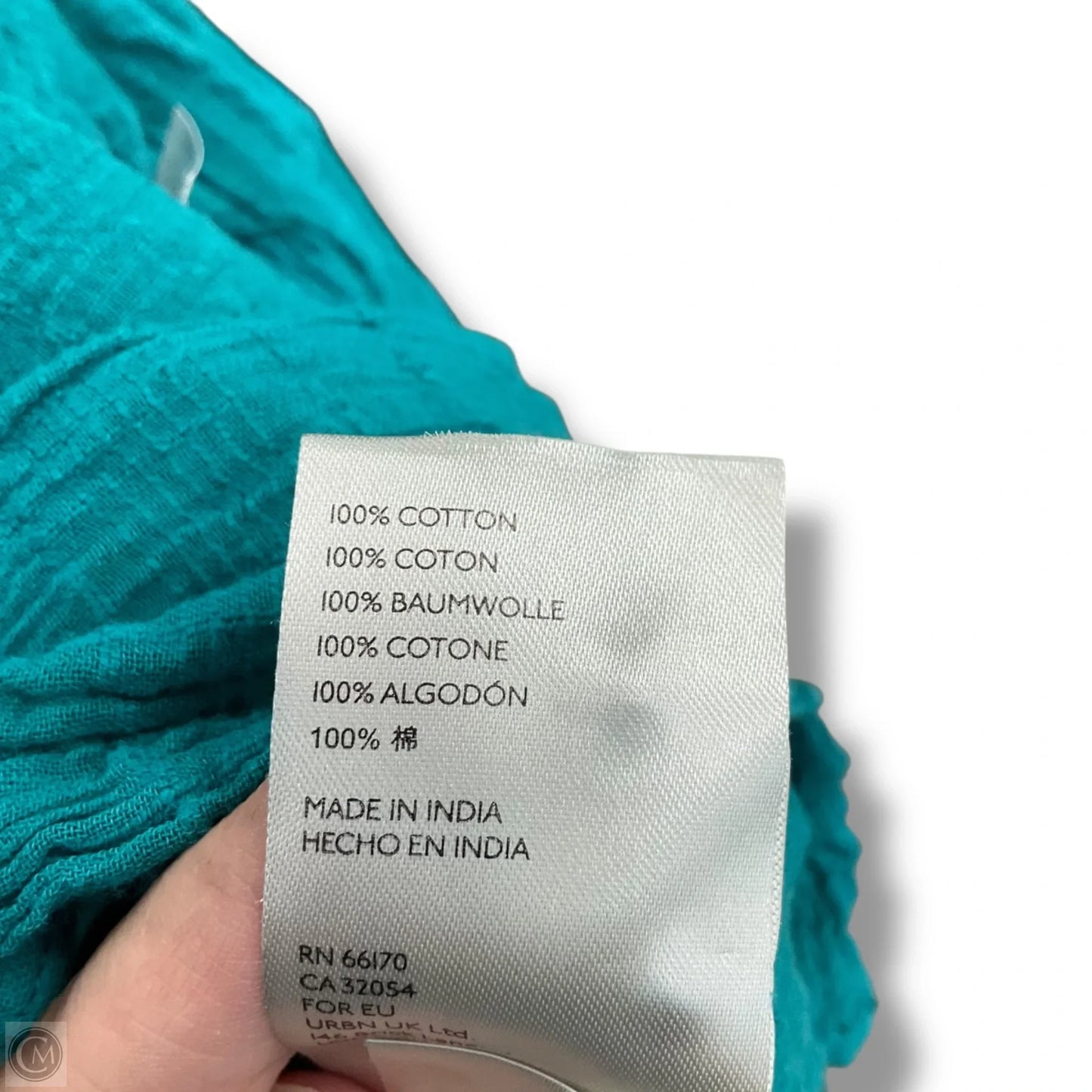 Top 3/4 Sleeve By Pilcro In Teal, Size: Xxs